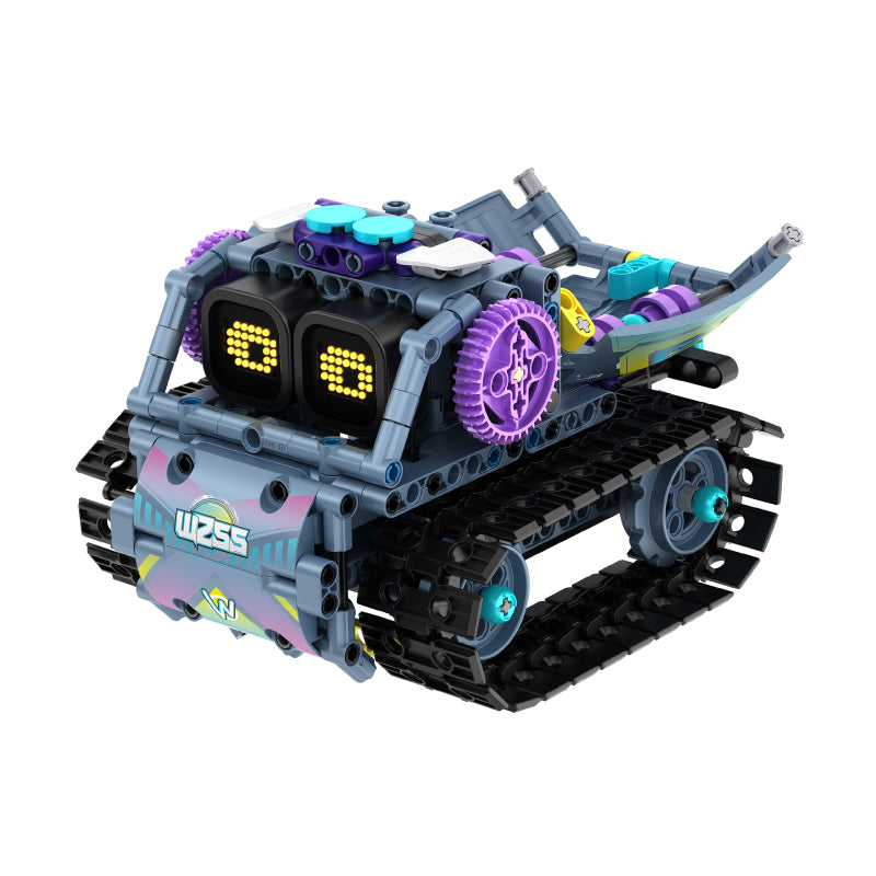 kit de construcție robodj cu afișaj electronic programabil 3-in-1 rc & app - im.master (8055)