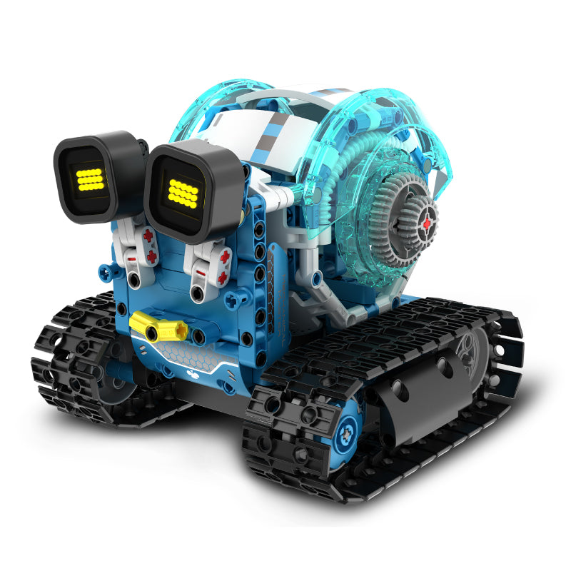 kit de construcție robosnail cu afișaj electronic programabil 3-in-1 rc & app - im.master (8059)